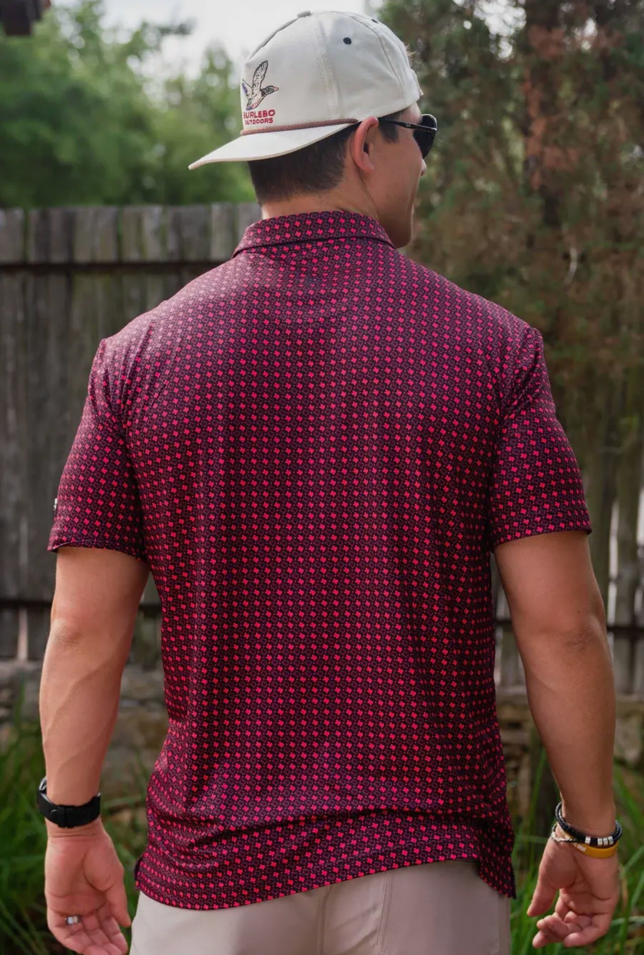 Texas Red & Black Polo x Burlebo