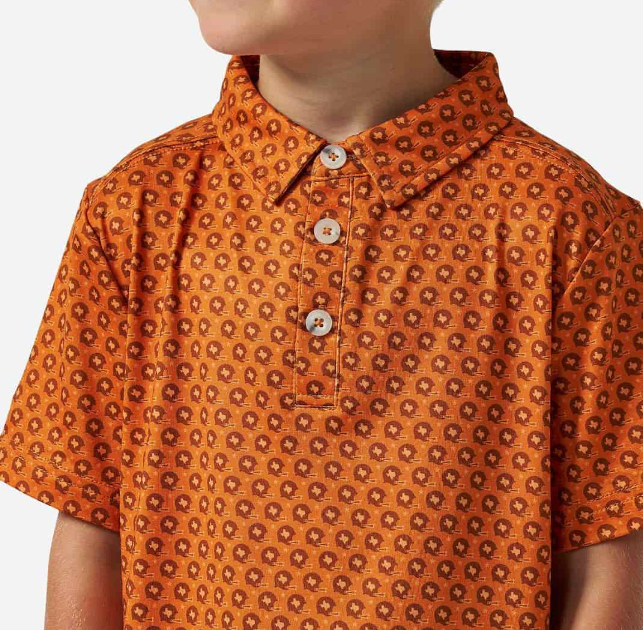 Vintage Helmets Polo-Youth-Orange