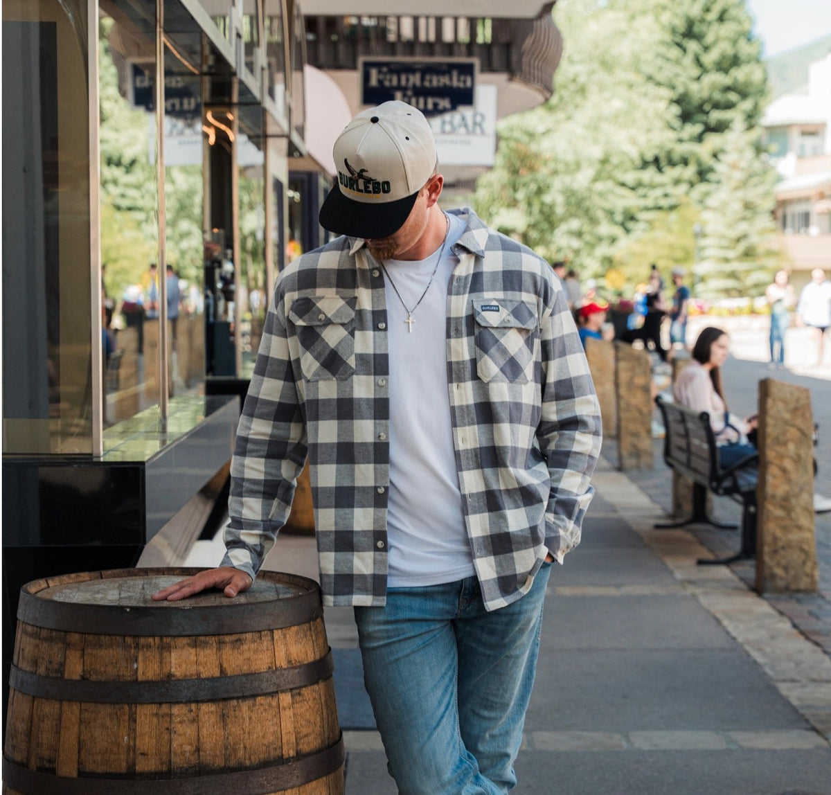 Grey Buffalo Flannel Shirt