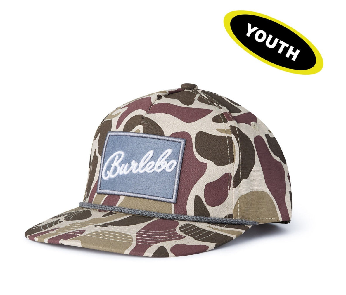 Kids Camo Snapback Cap x Burlebo