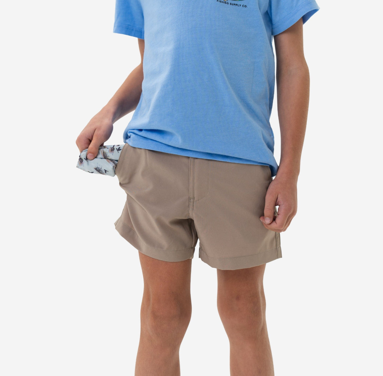 Kids Everyday Shorts Cobblestone x Burlebo