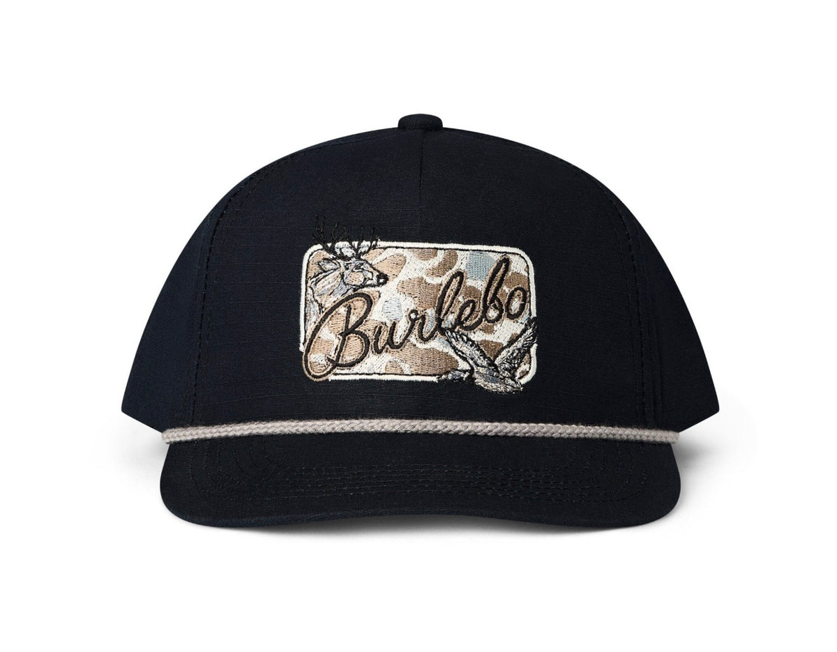 Camo Patch Snapback Cap x Burlebo