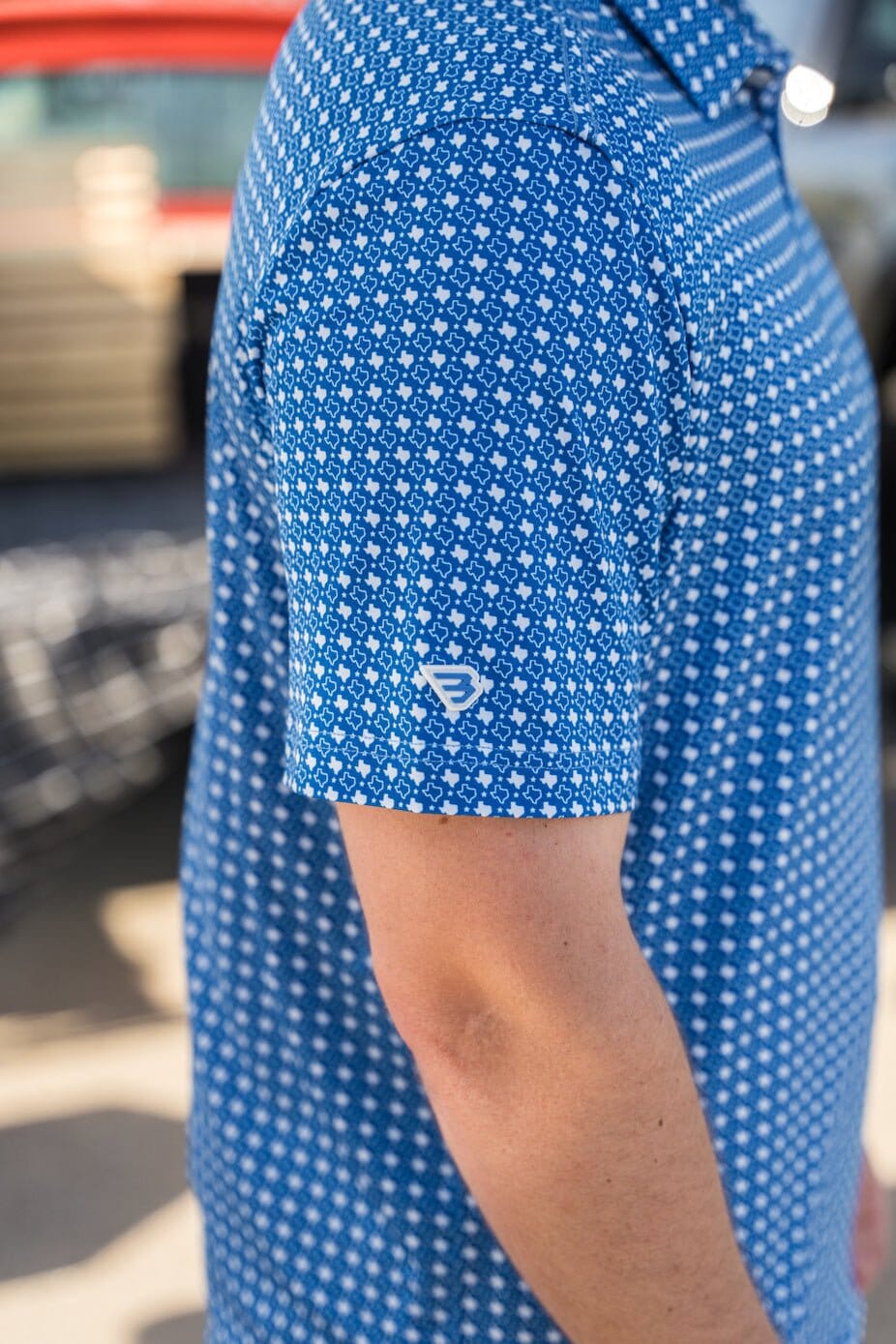 Texas Royal Blue Polo x Burlebo