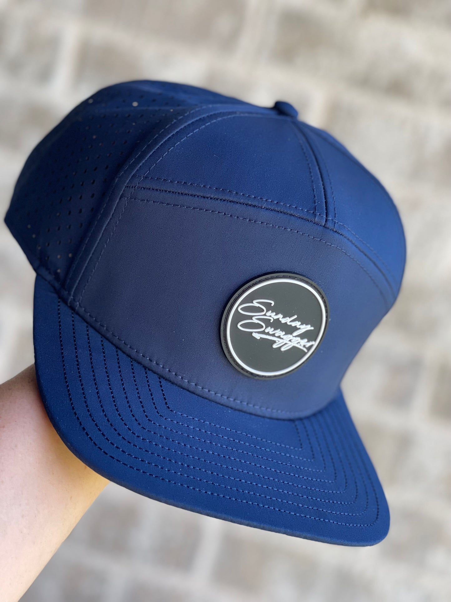 Navy Flat Bill x Sunday Swagger