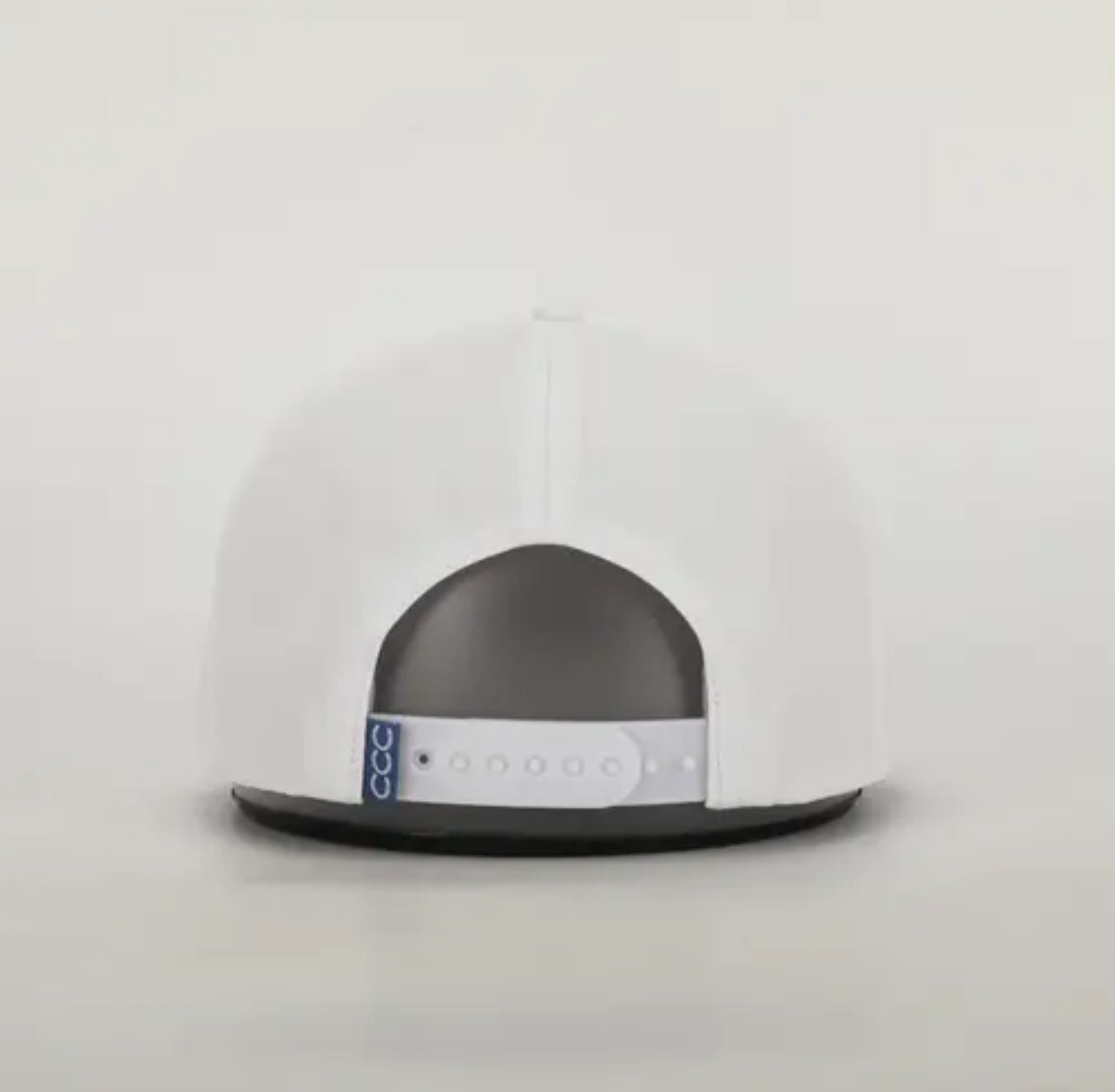 Cursive Roped Hat-White