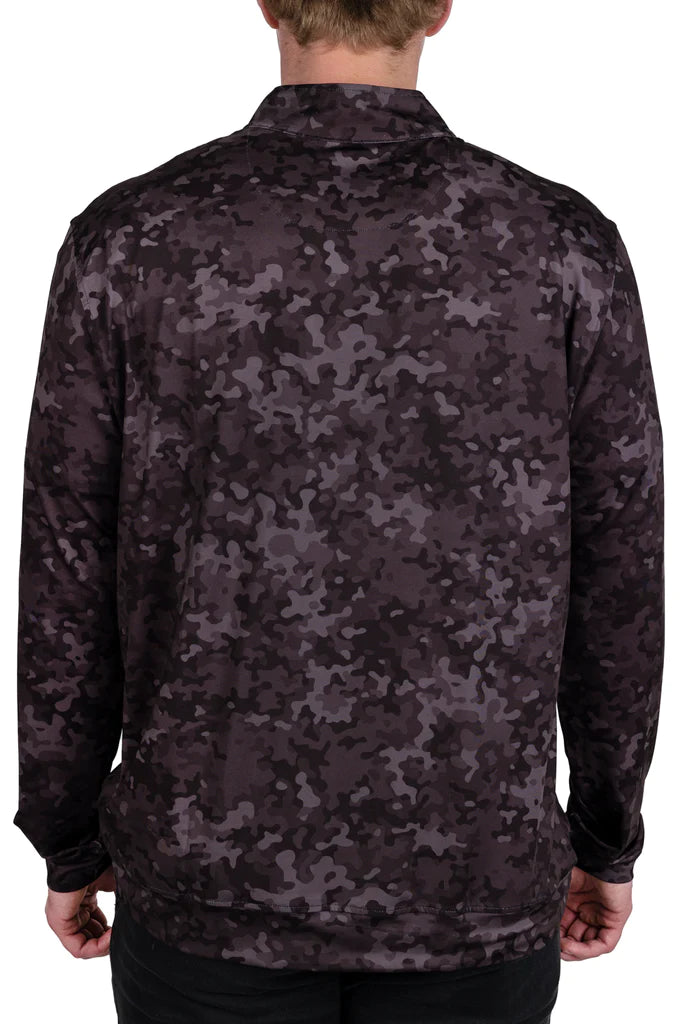 Quarter Zip Black Camo x Sunday Swagger