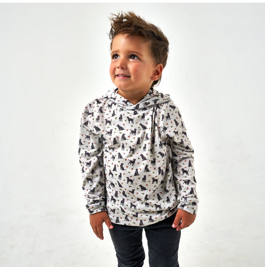 Ducks & Dogs Kids Hoodie x Burlebo