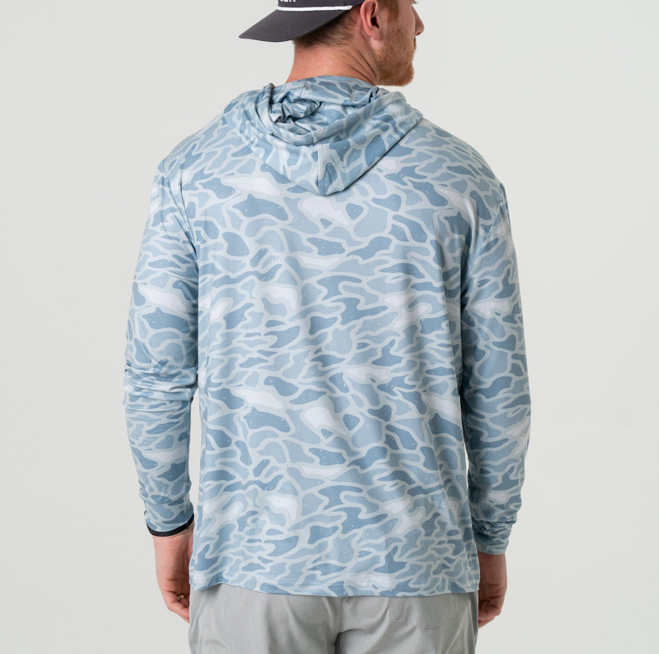 Seaside Camo Performance Hoodie x Burlebo