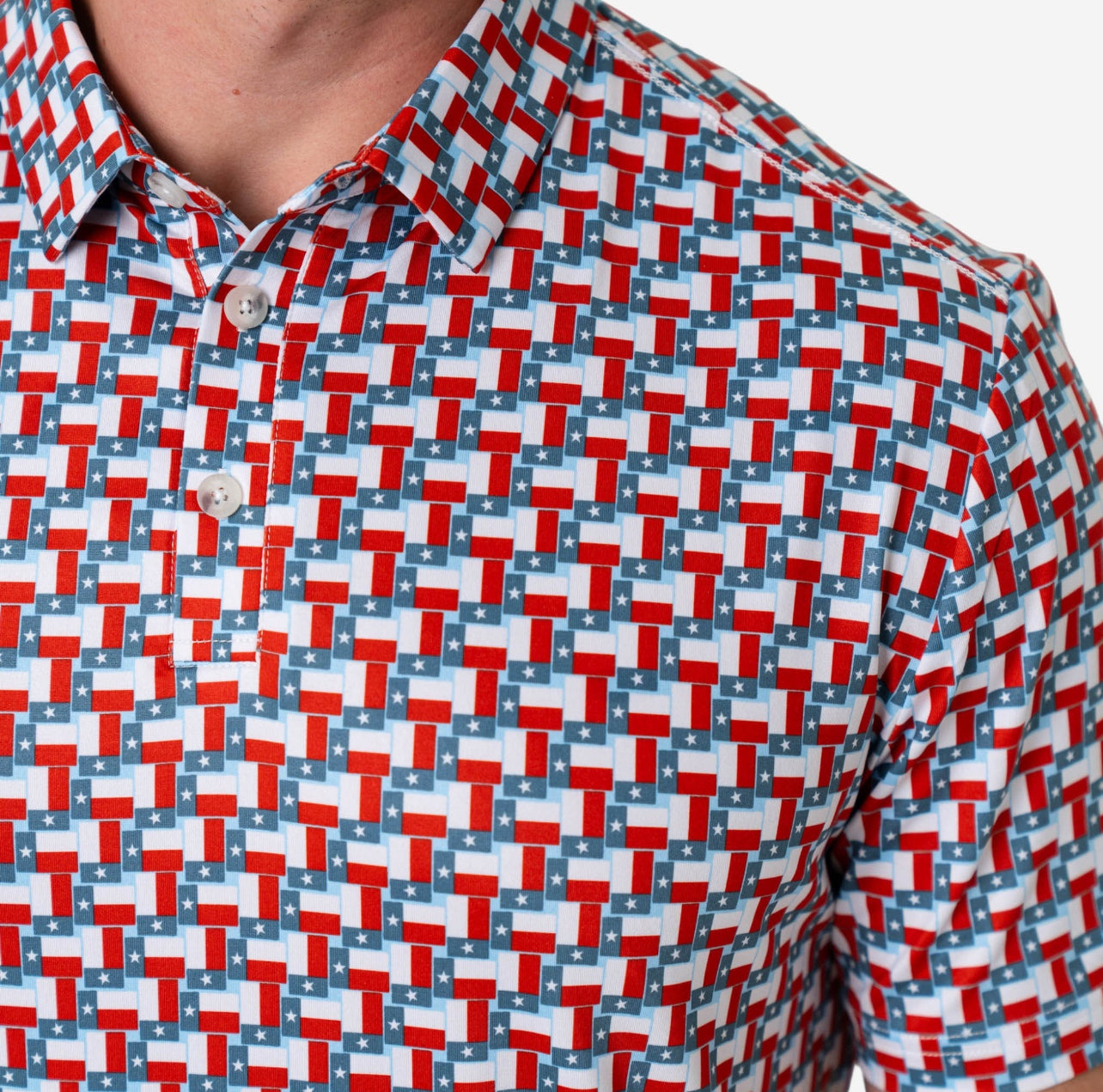 Texas Flag Polo x Burlebo