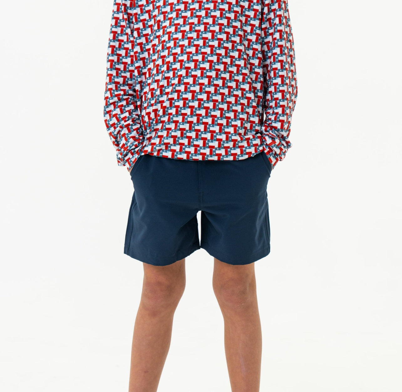 Kids Everyday Shorts-Navy x Burlebo