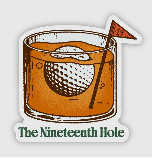 19th Hole Sticker
