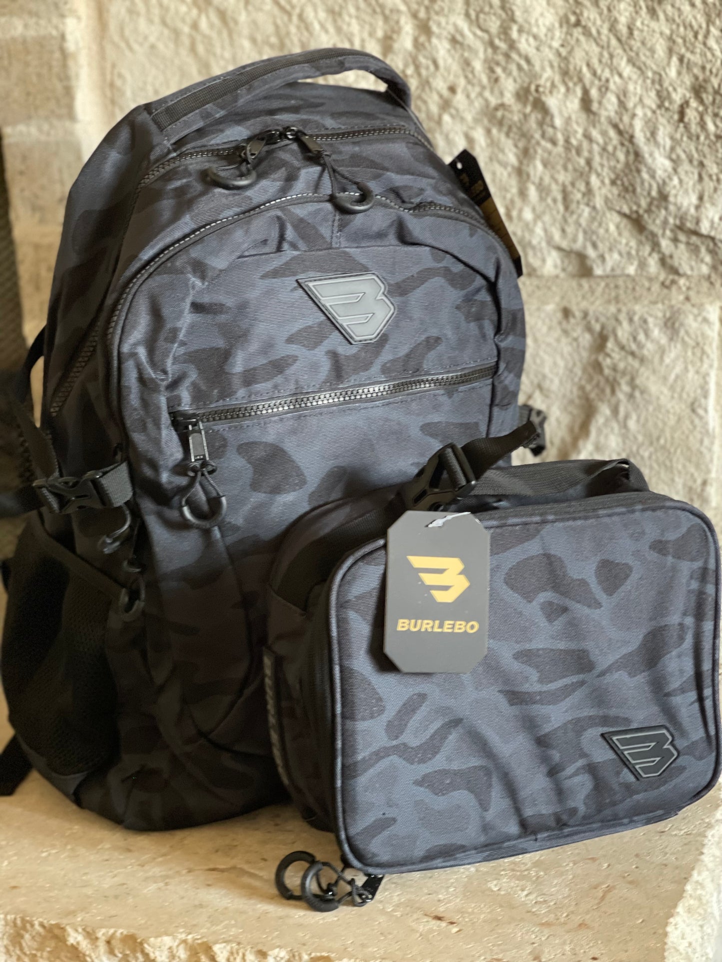 Black Camo Backpack x Burlebo