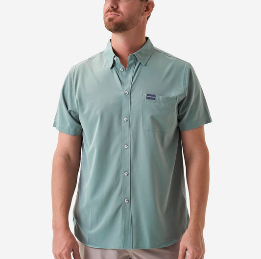 Sage Green Button Up x Burlebo