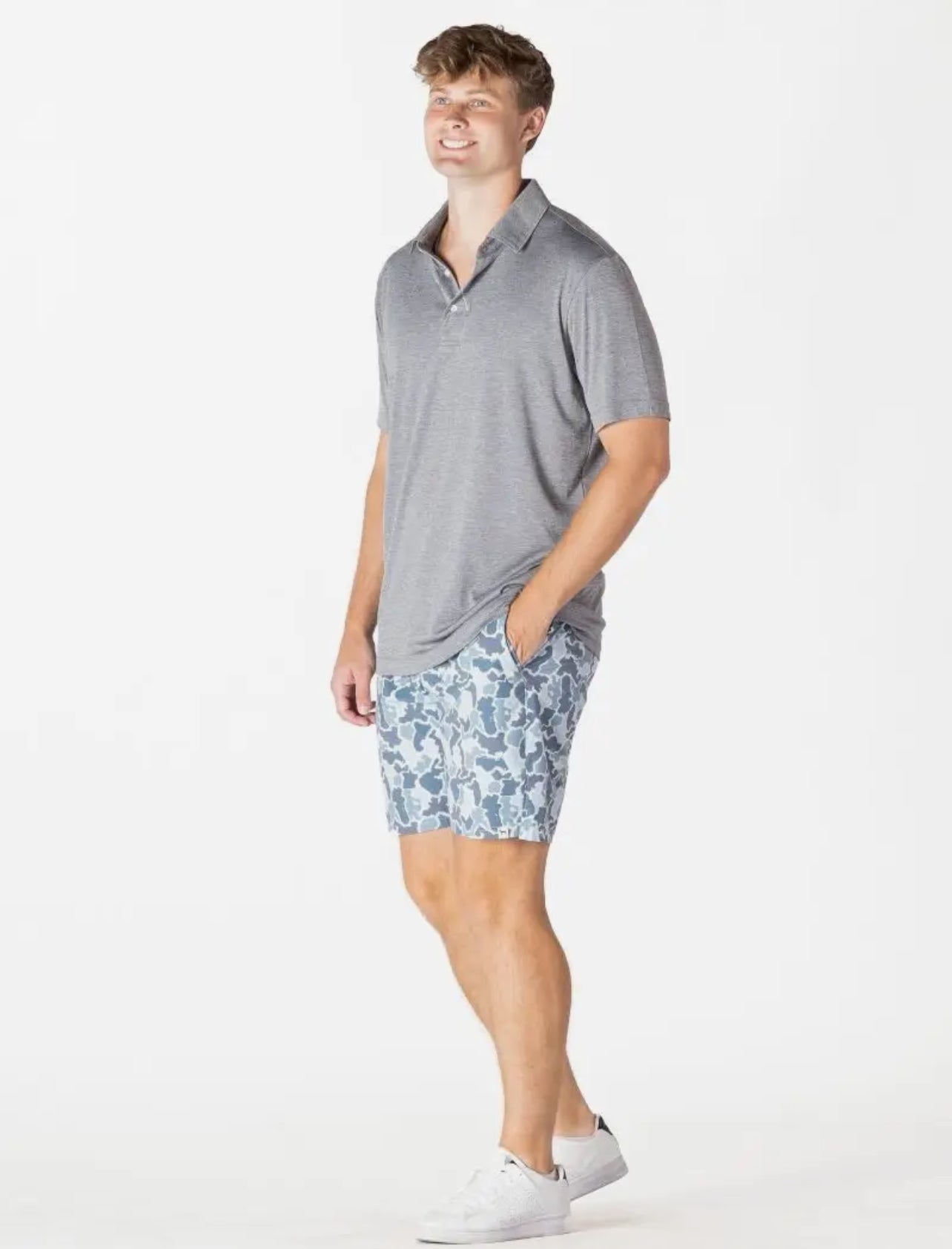 Blue Camo Swim Short
