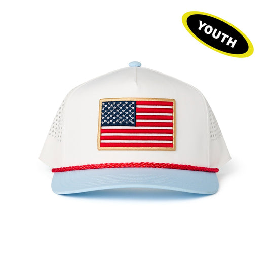 Kids Old Glory Snapback Cap x Burlebo