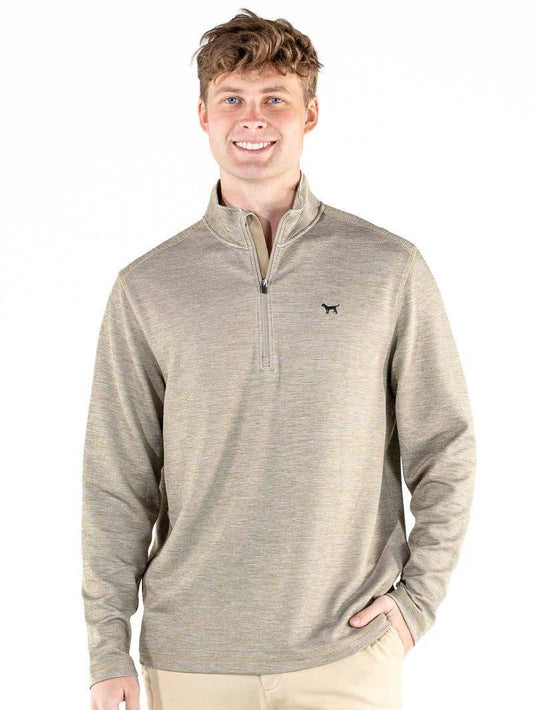 SS Quarter Zip-Heather Olive