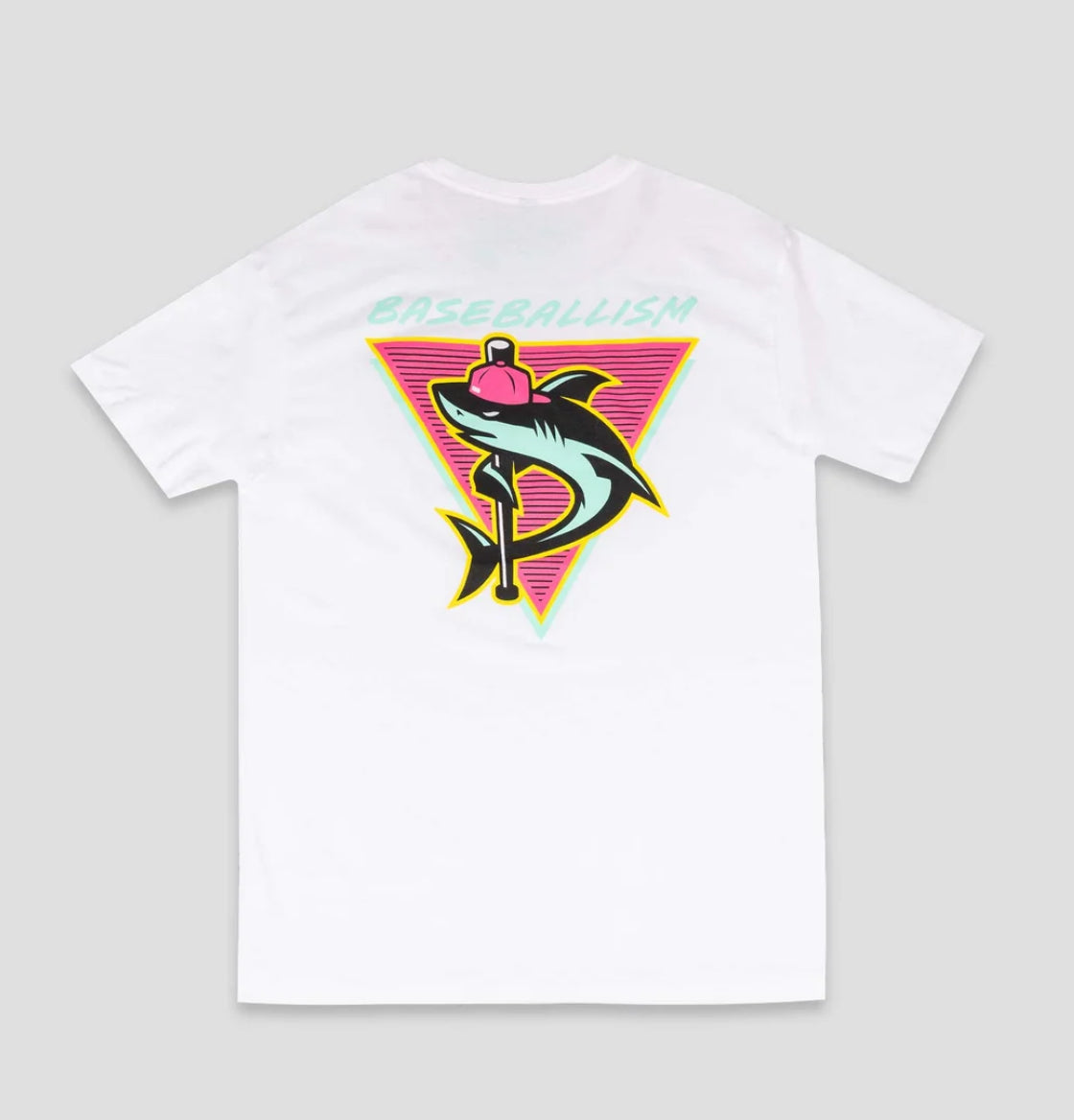 Shark Attack T-Shirt-White- Youth