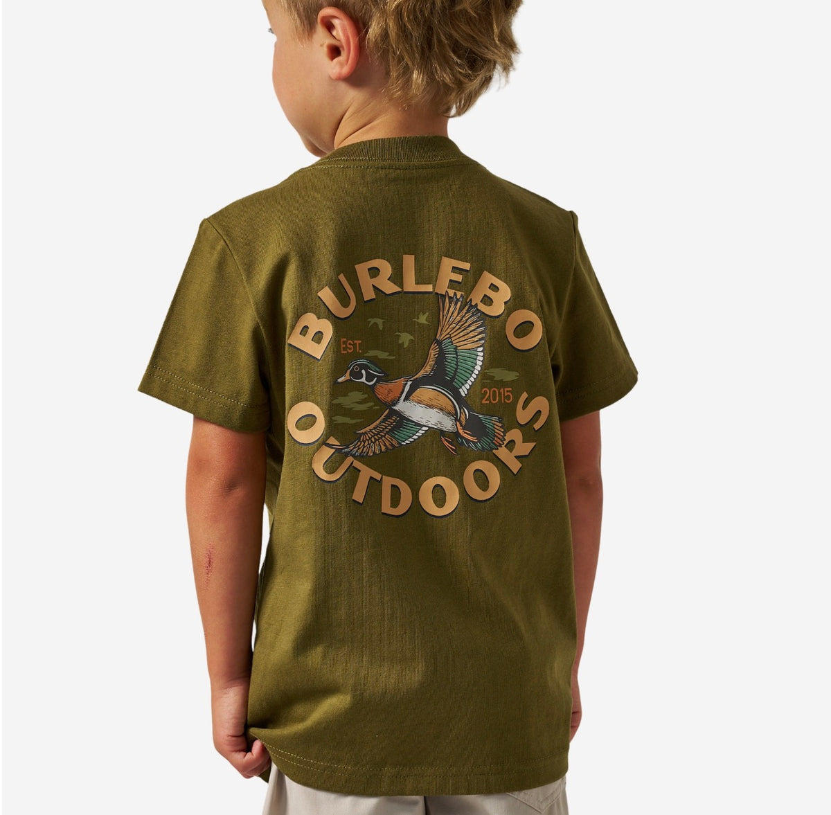 Burlebo Wood Duck Tee-Youth