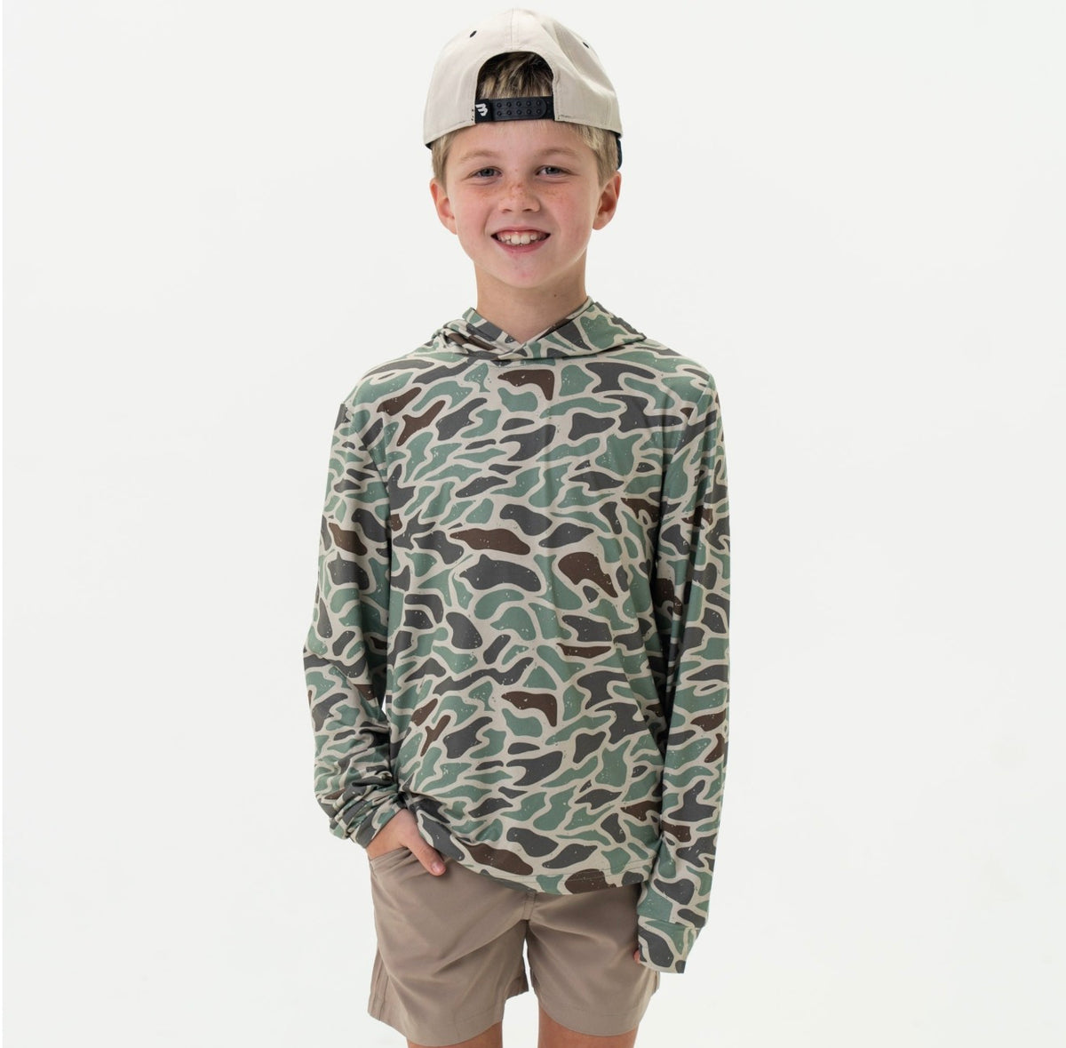 Kids Retro Duck Camo Hoodie