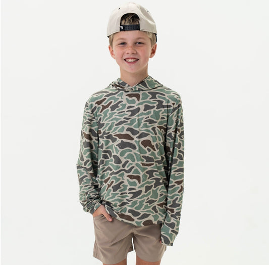 Kids Retro Duck Camo Hoodie