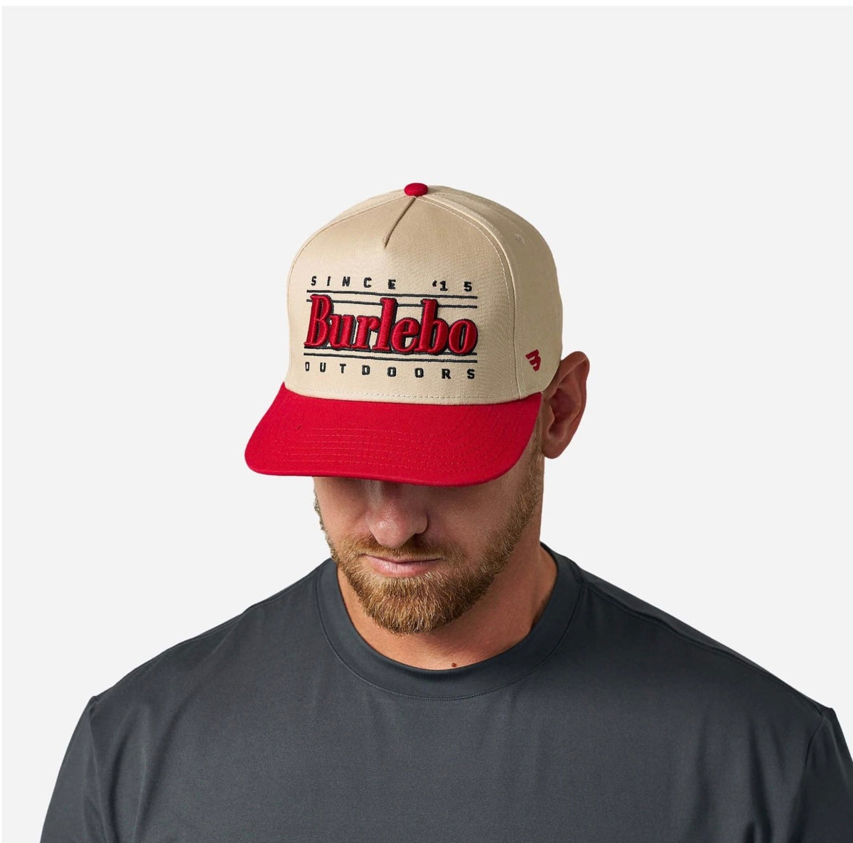 Retro Red Snapback Cap x Burlebo