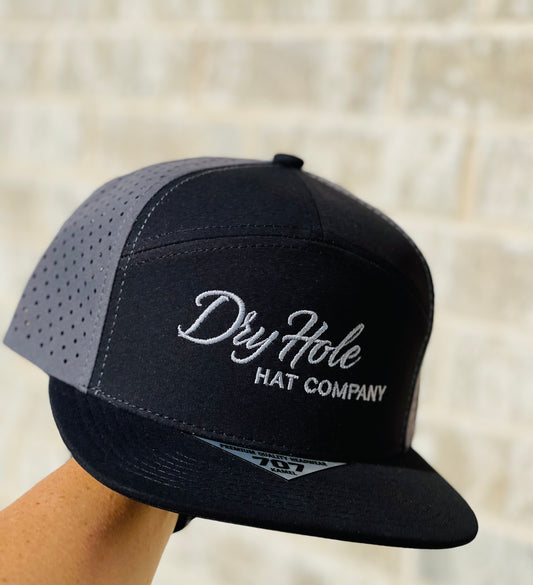 Black and Grey Hat x Dry Hole Hat Co