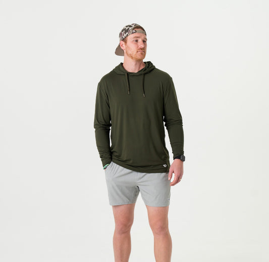 Green Performance Hoodie x Burlebo