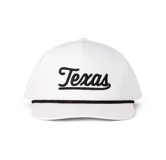 White Texas Cap x Burlebo