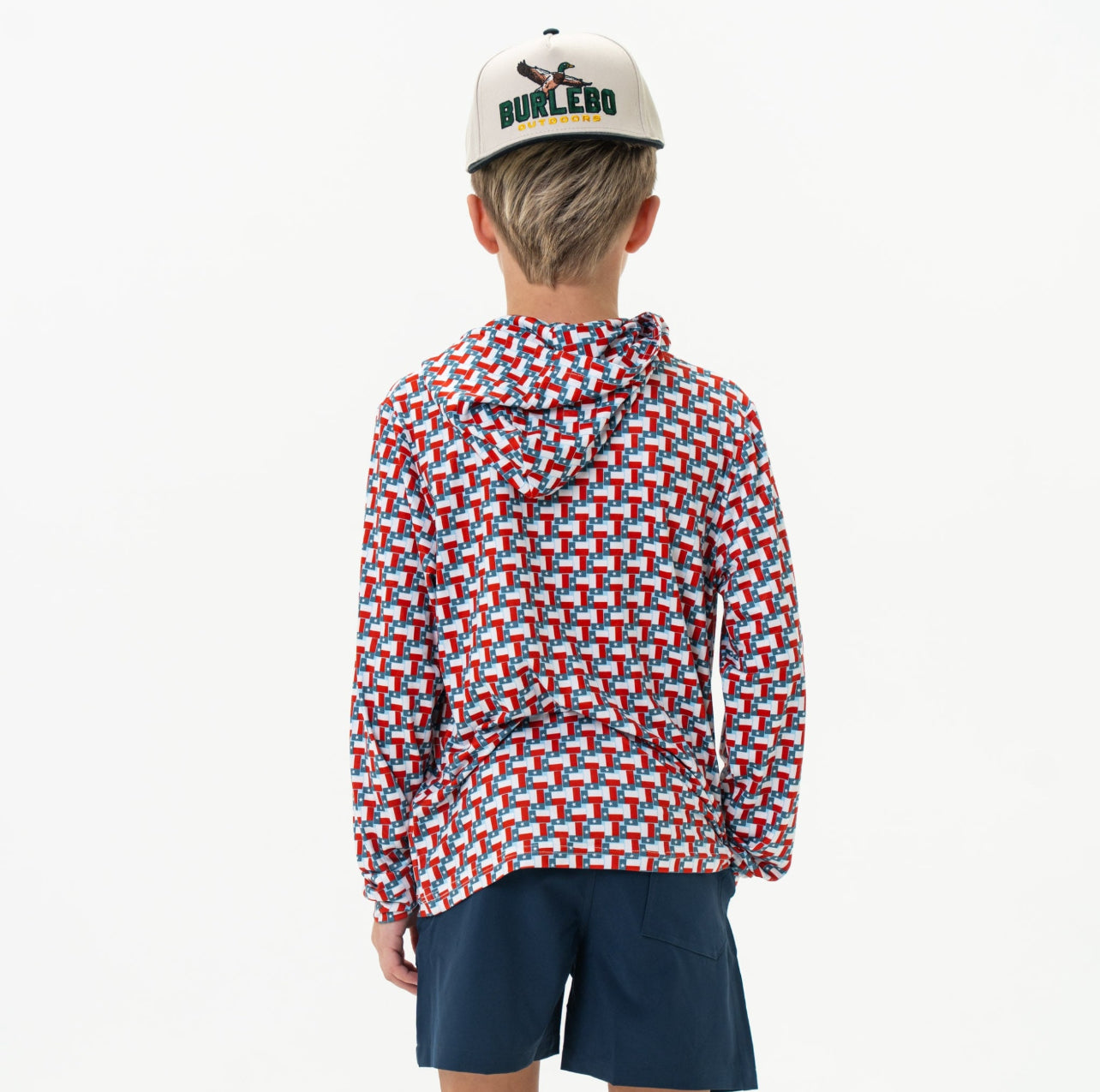 Kids Texas Flag Hoodie x Burlebo