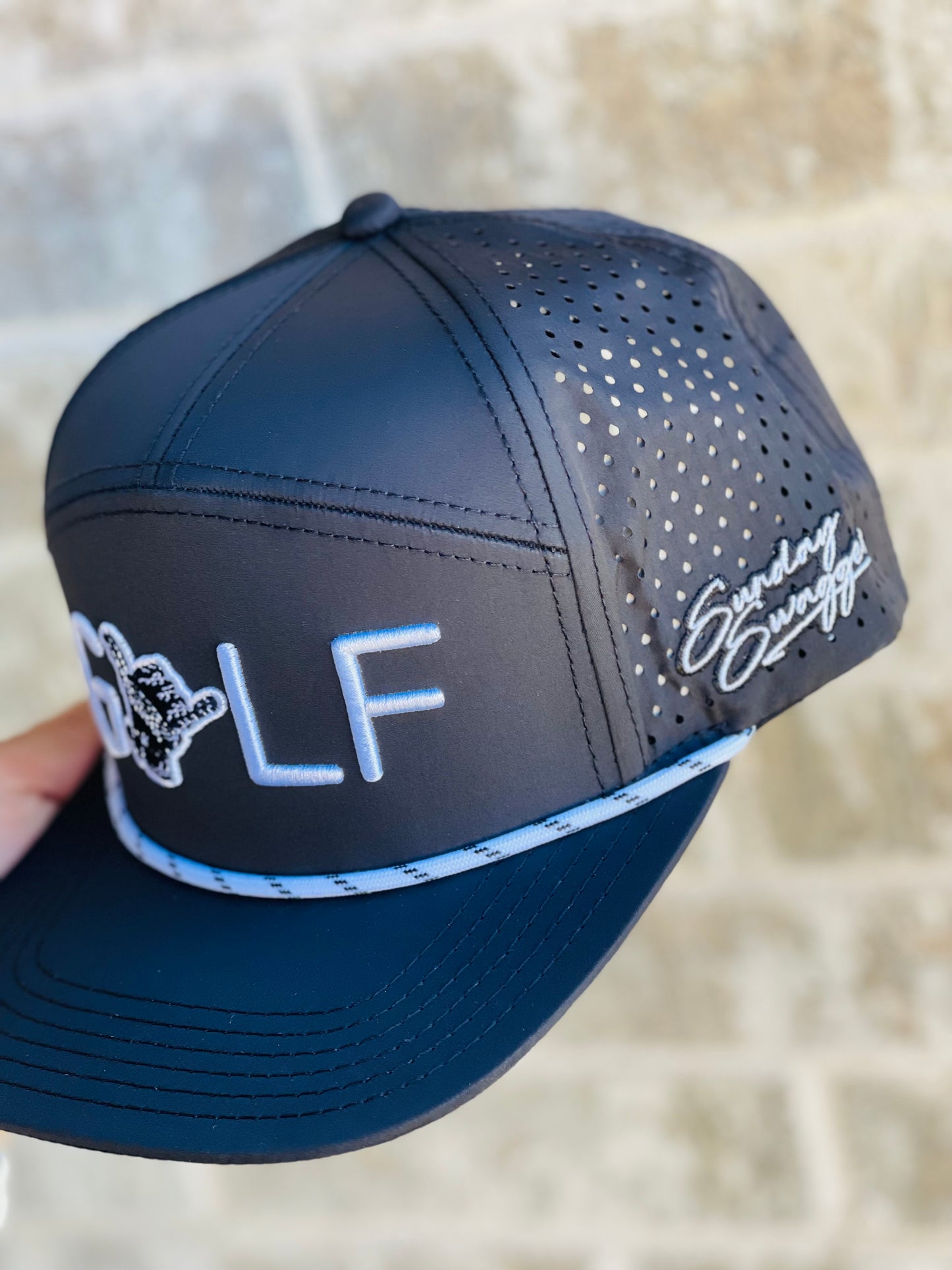 Black Golf Snapback x Sunday Swagger