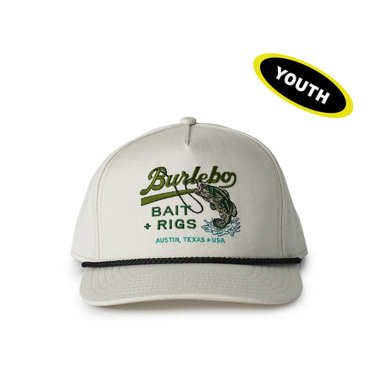 Kids Bait & Rigs Snapback Cap x Burlebo