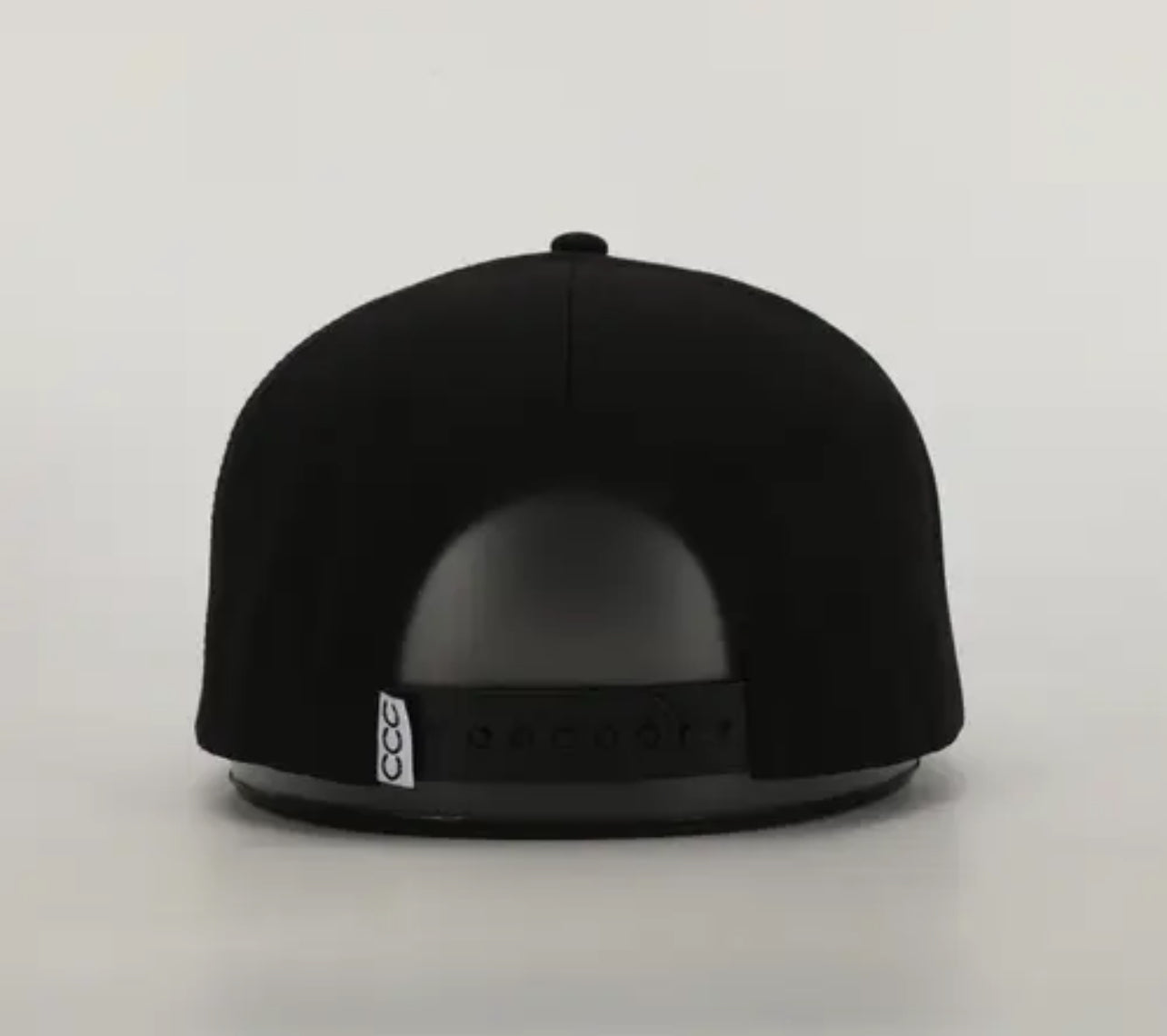 Cursive Roped Hat-Black