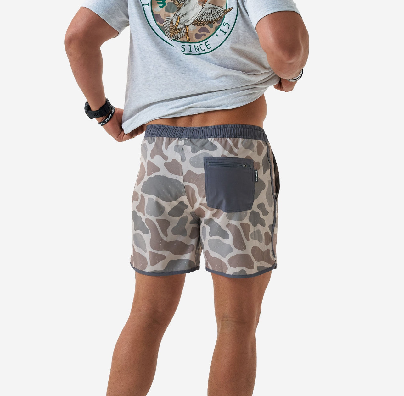 Classic Deer Camo Swim Short x Burlebo