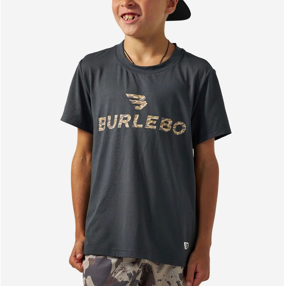 Burlebo Performance Logo Tee-Youth