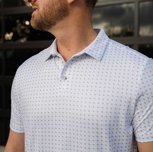 Texas Grey & White Polo x Burlebo