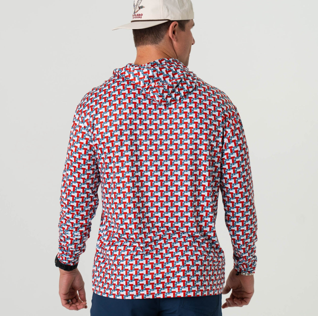 Texas Flag Performance Hoodie x Burlebo