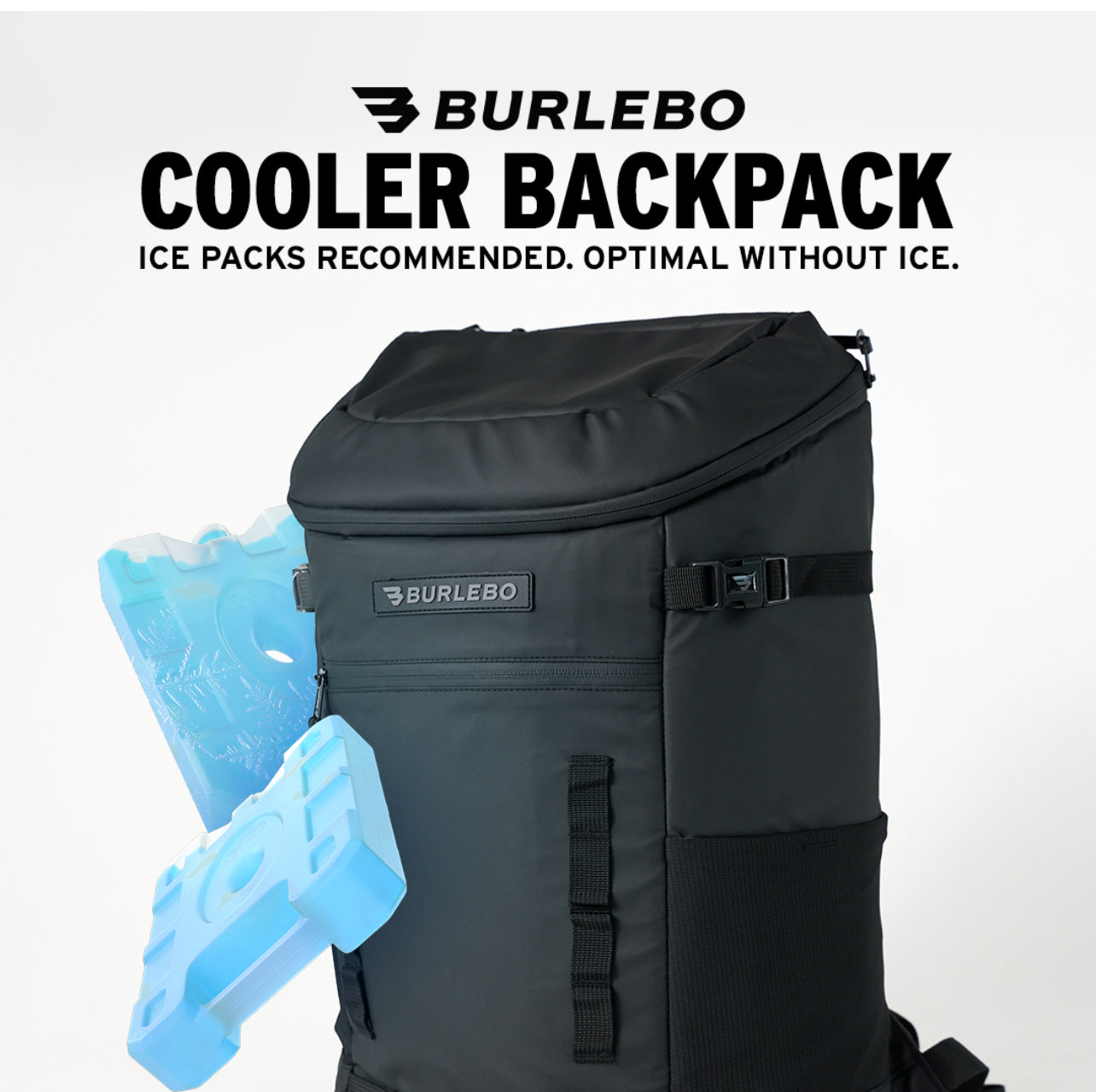 Black Camo Backpack Cooler x Burlebo