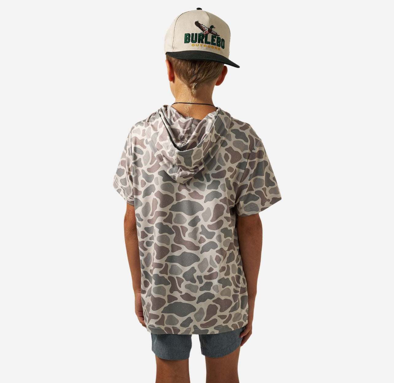 Youth Short Sleeve Hoodie-Classic Deer