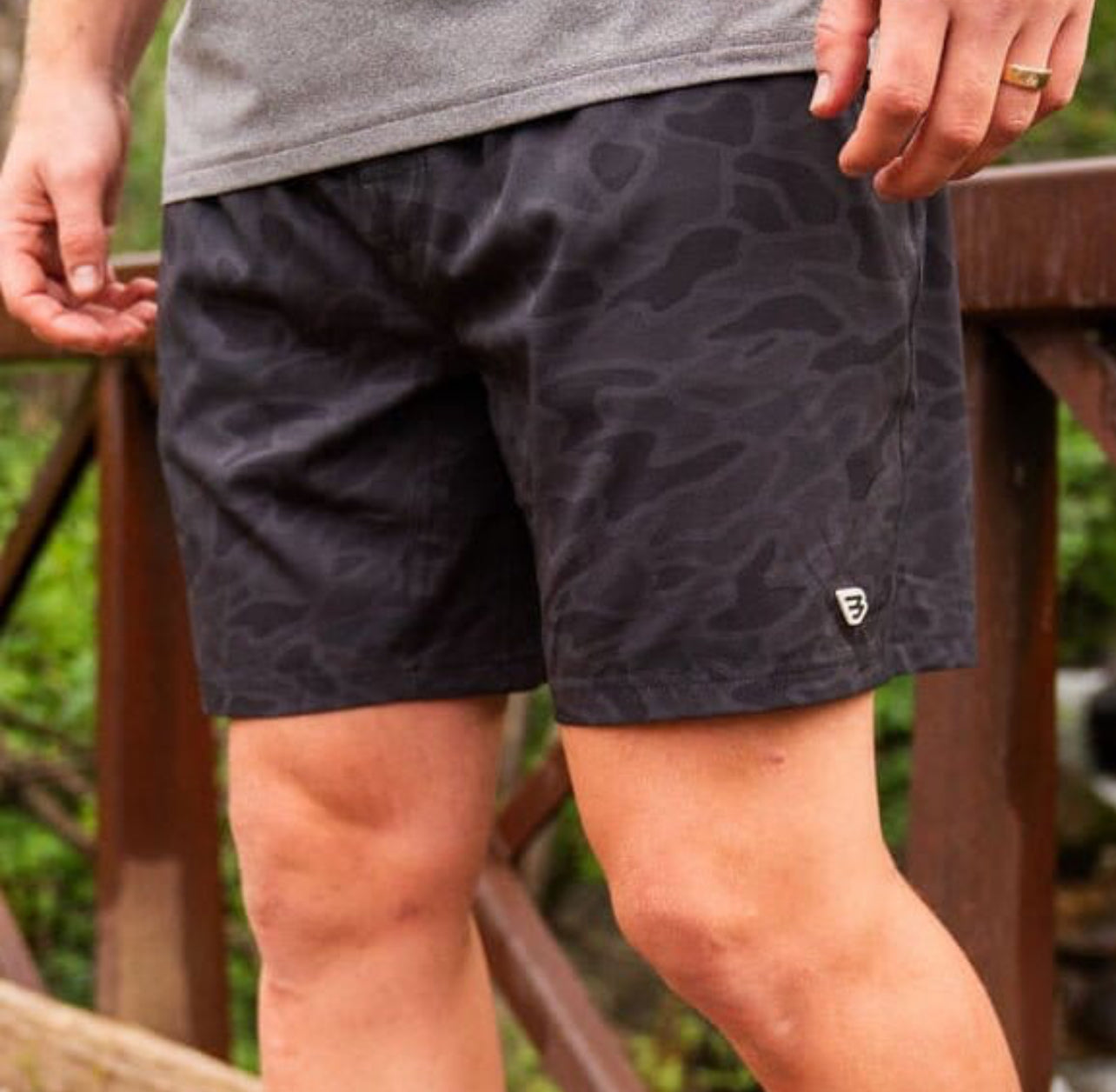 Black Athletic Short x Burlebo