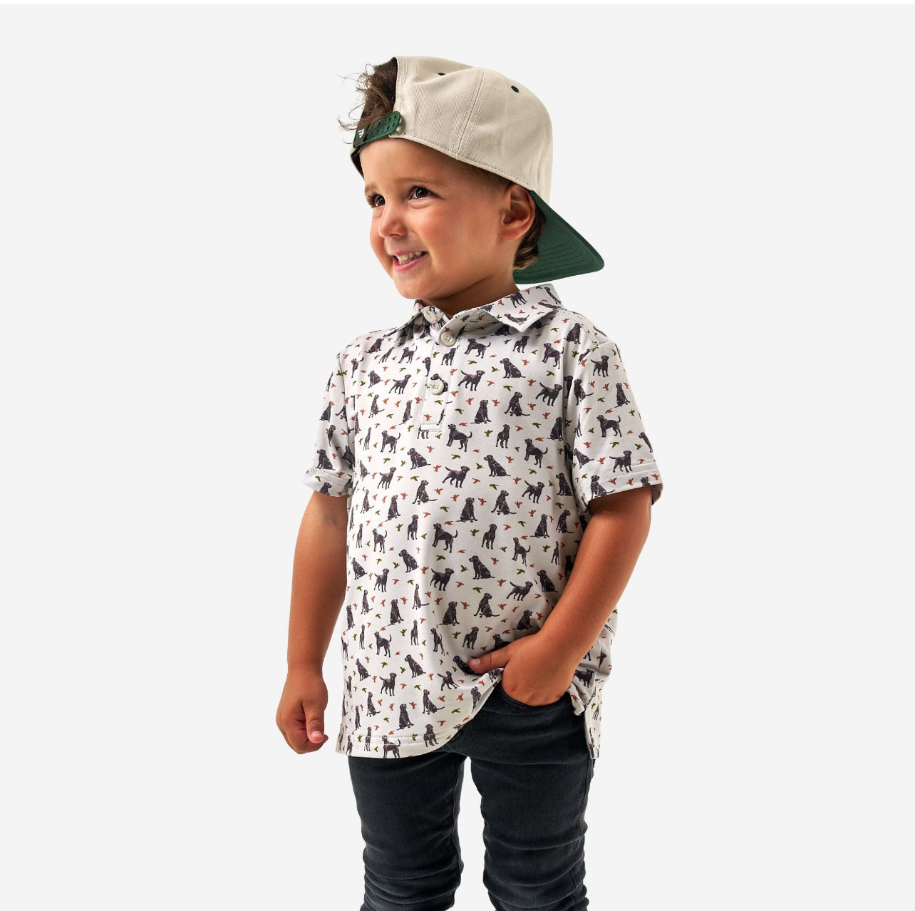 Kids Ducks & Dogs Polo x Burlebo