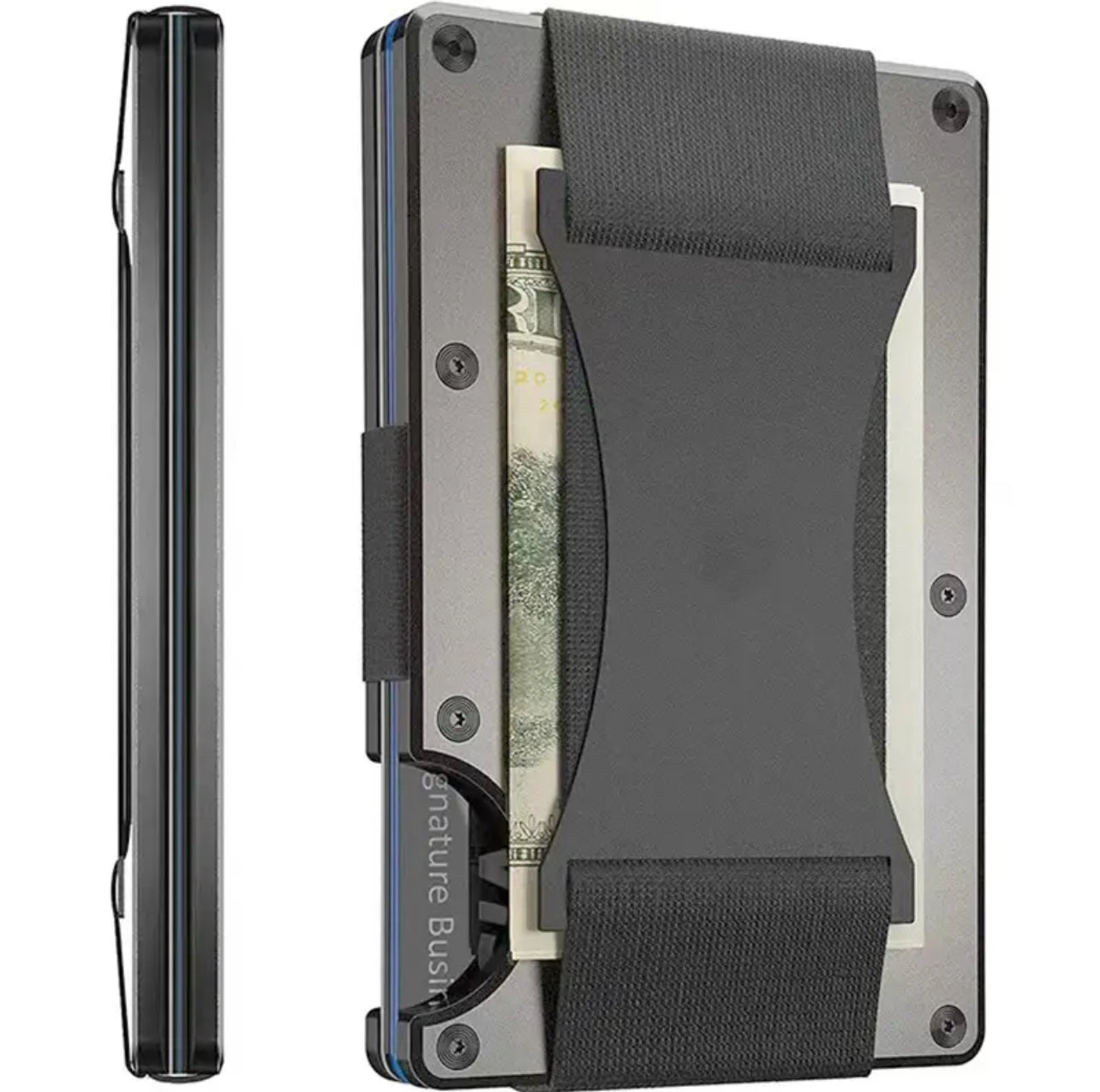 Aluminum Slim Wallet-Band