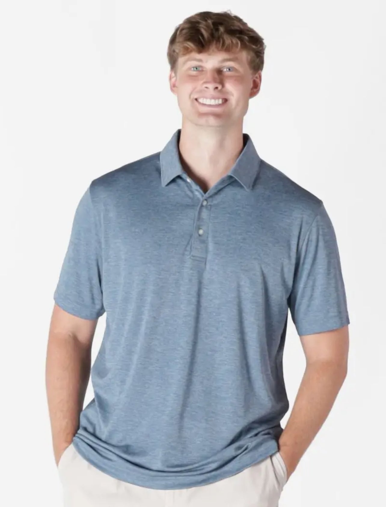 Polo-Heather Blue