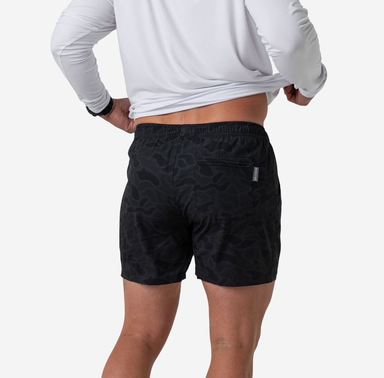 Black Athletic Short x Burlebo