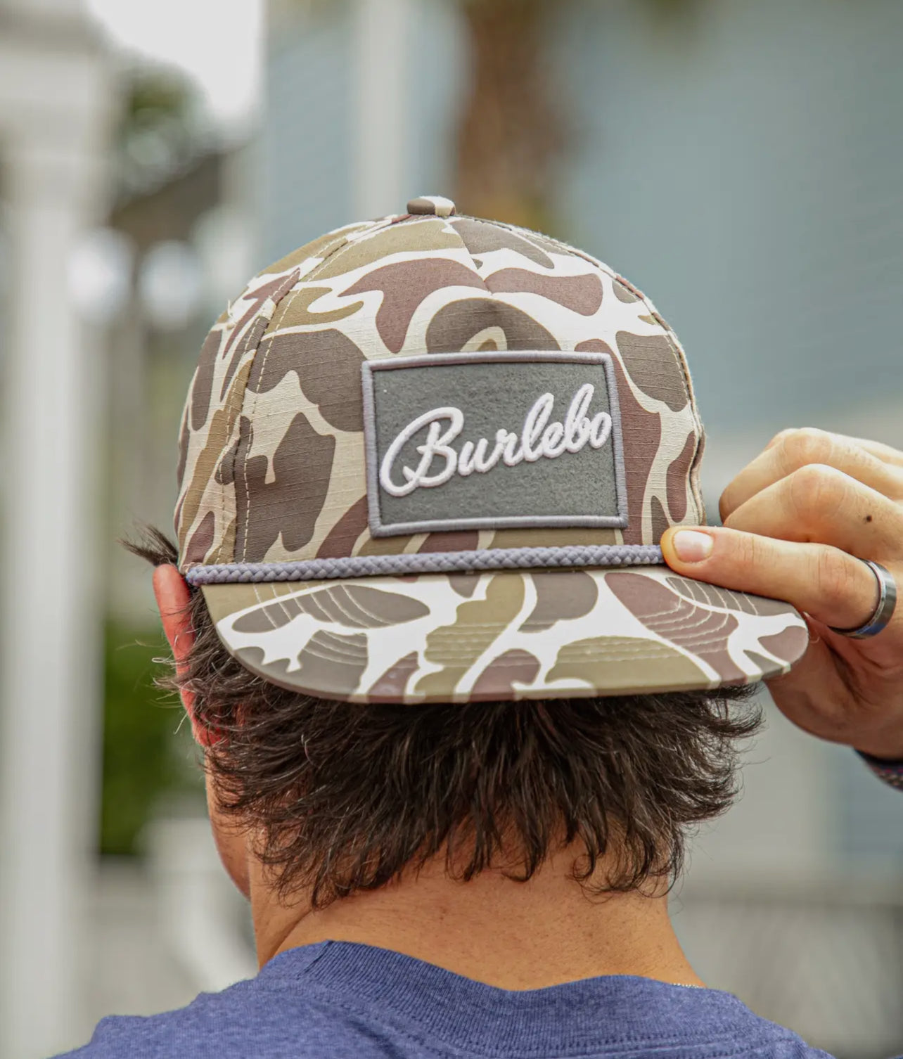 Camo Snapback Cap x Burlebo