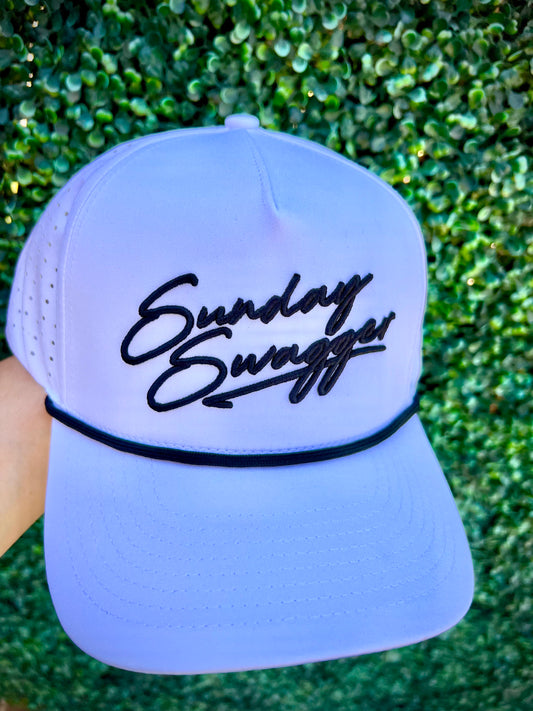 White Swagger Snapback x Sunday Swagger