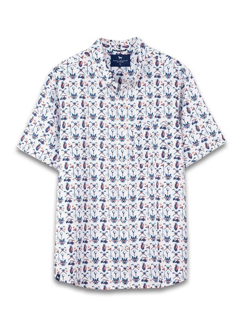 Golf Patriot Button Up