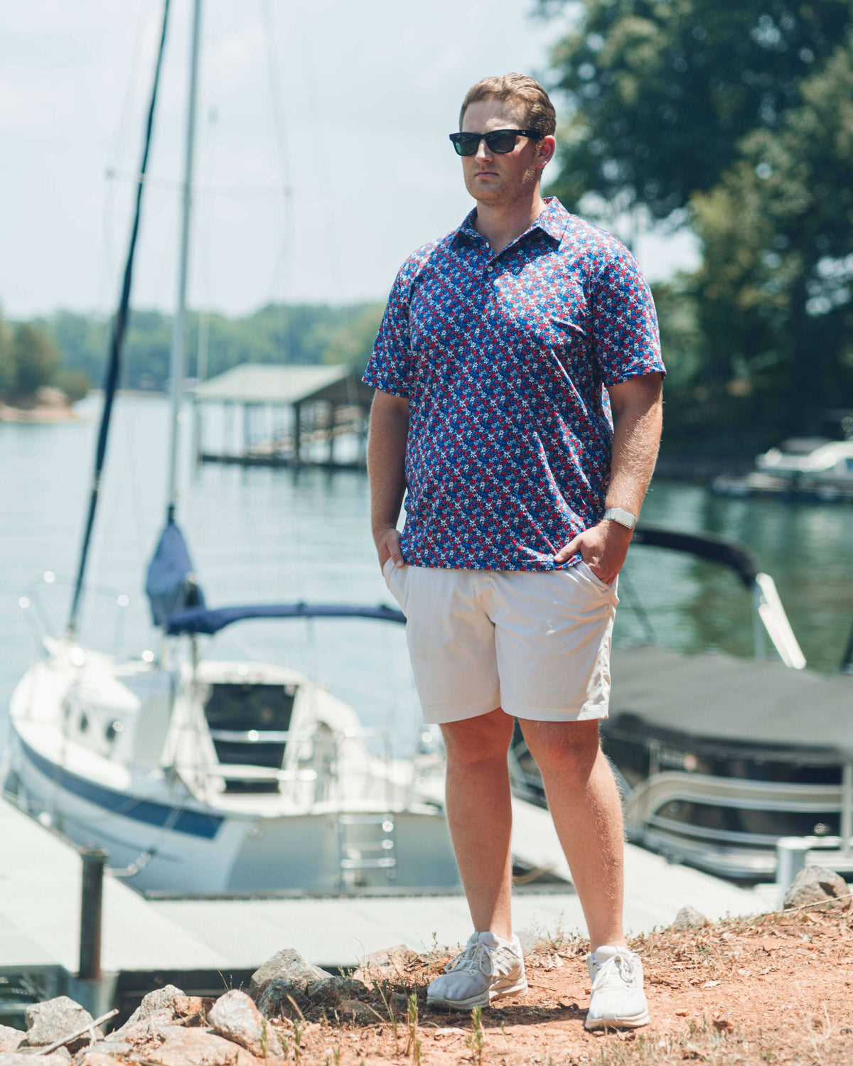 Red White & Bloom - Polo